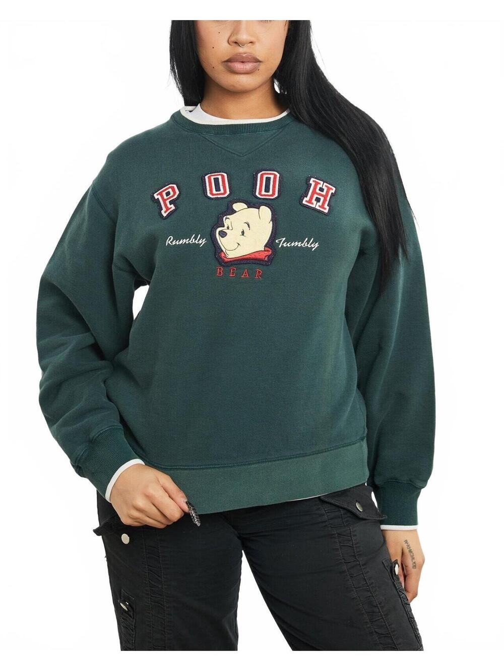 Vintage Disney Store Winnie the Pooh Rumbly Tumbly Crewneck Sweatshirt XL